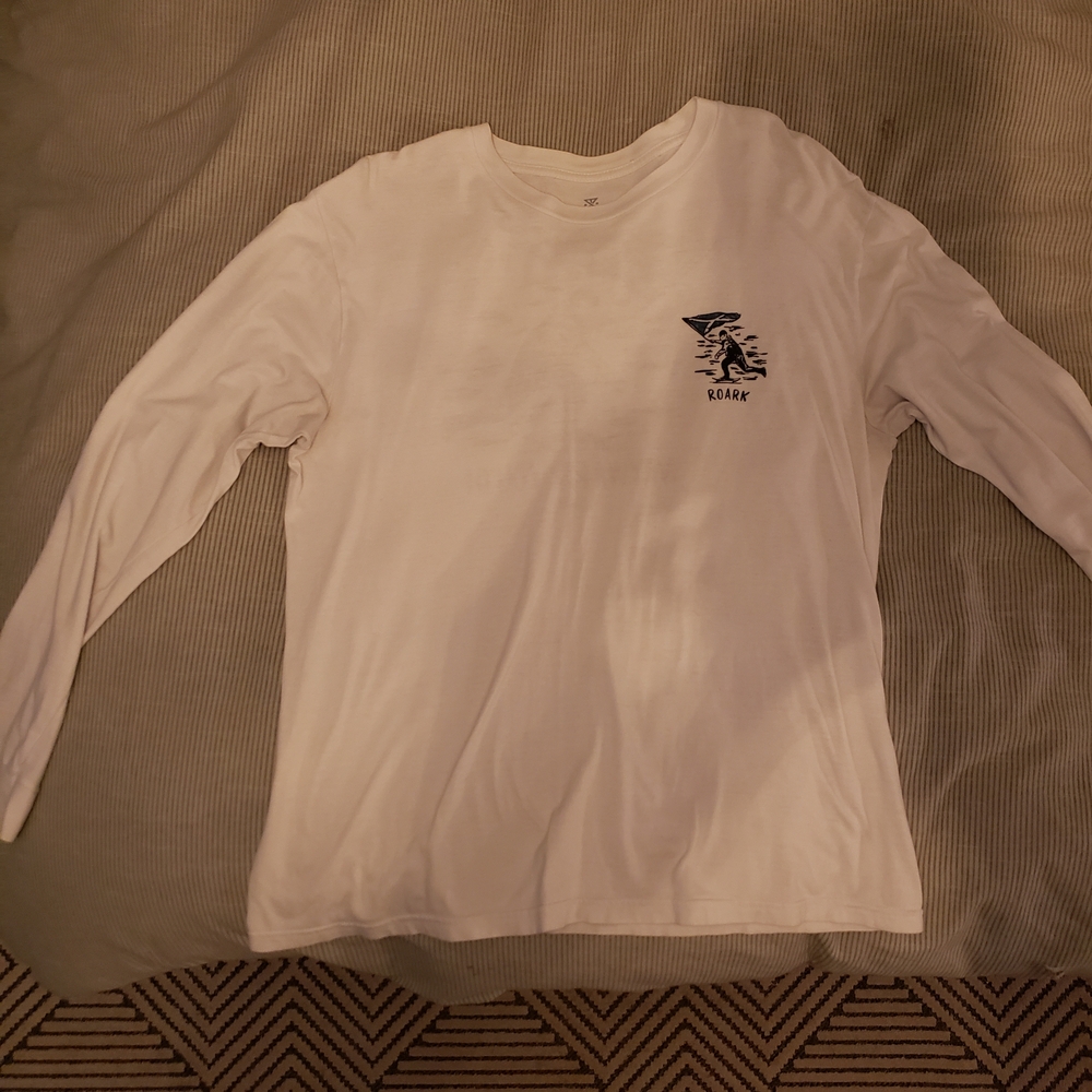 Roark White Long Sleeve Tee with Graphic